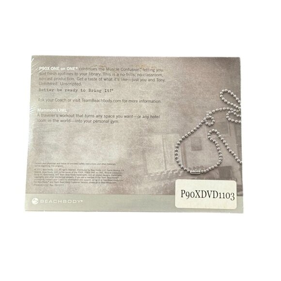 P90X One on One Bonus Workout Fitness DVD New Sealed - Picture 2 of 3